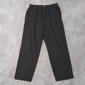 Calvin Klein Men's Pajama Pants Lightweight Black White Logo Pants XL